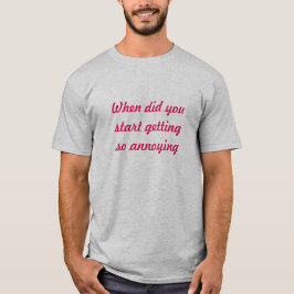 NÄR DU GJORDE DIG ( UNISEX ) T-SHIRT