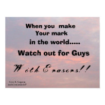 NÄR DU GÖR DIN MARK