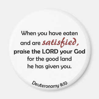 När du har ätit (ljusbakgrund) magnet