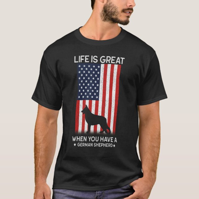När du har en tysk herde t shirt (Framsida)