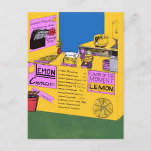 När du har legotillverkning, gör Lemonade Vykort