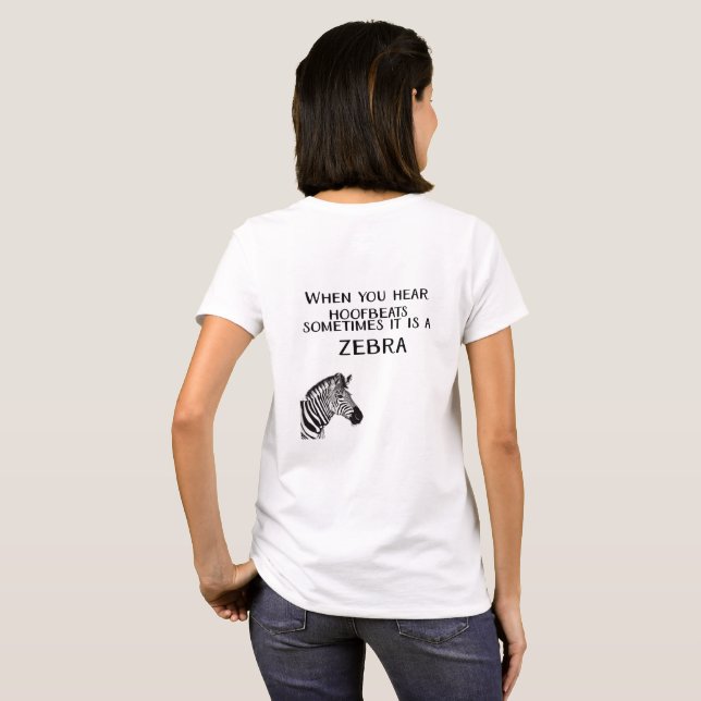 När du hör hofbeats t shirt (Hel baksida)