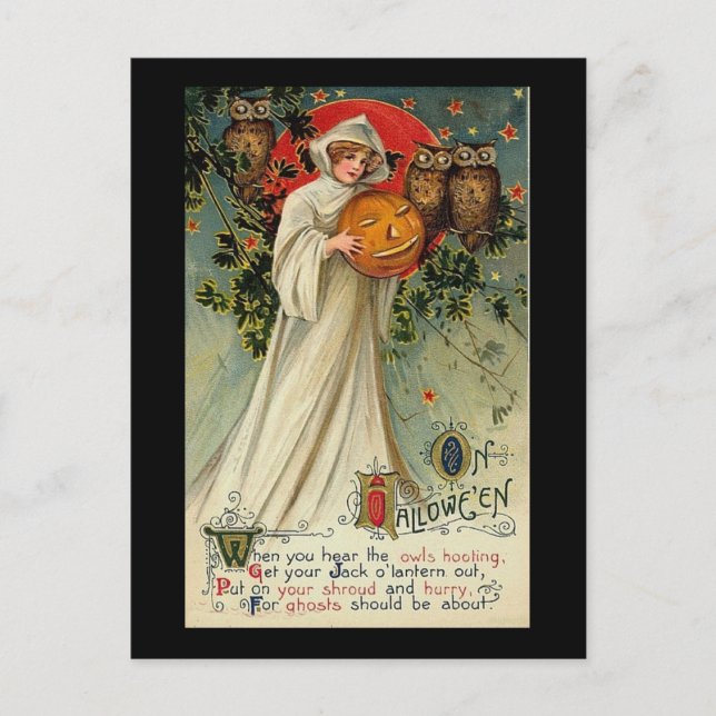 När du hör Uggla-hotet Vykort (Framsida)