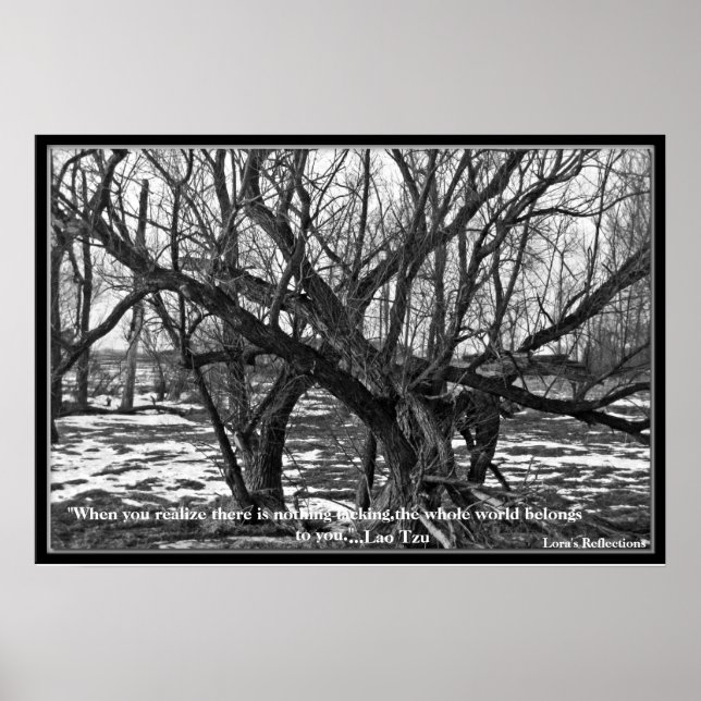 "När du inser att det inte saknas.... Poster (Framsidan)