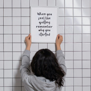 När du känner att du vill avsluta grafik med arbet poster