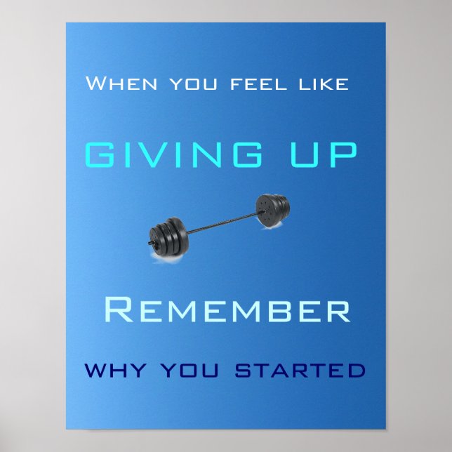 När du känner dig som Ge upp - Poster (Framsidan)