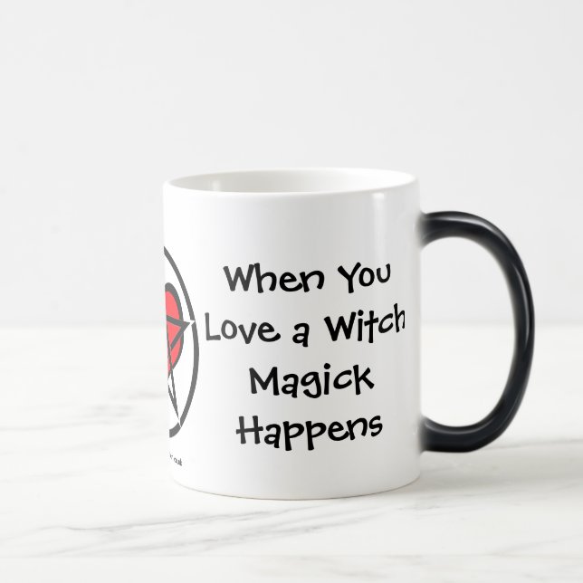 När du Kärlek en Witch Magick inträffar Morphing M Magisk Mugg (Höger)