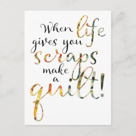 När du klipper av Ge i livet blir du snabb Vykort