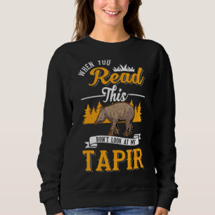 När du läser det här ska du inte titta på min tapi t shirt