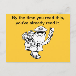När du läser detta läser du Humor.. Vykort