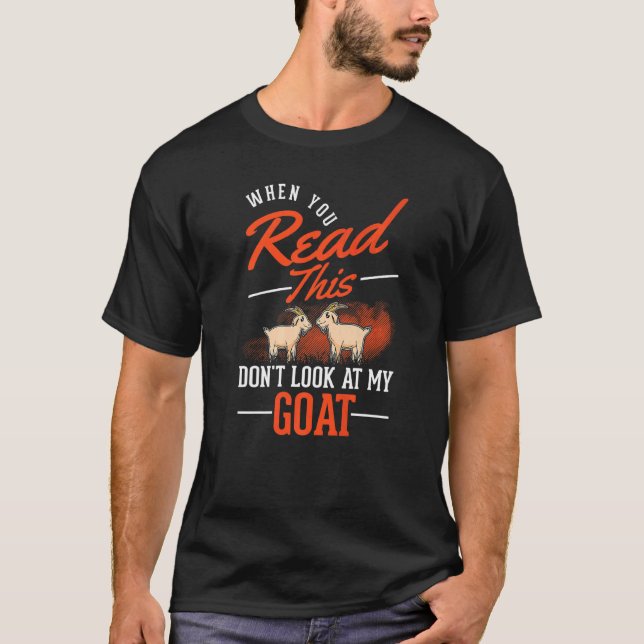 När du läser detta, titta inte på min get   t shirt (Framsida)