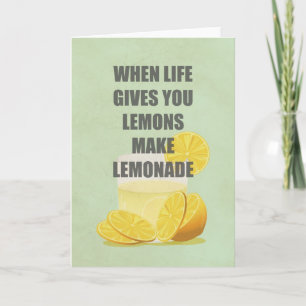 När du lever ge citroner, gör citattecken kort