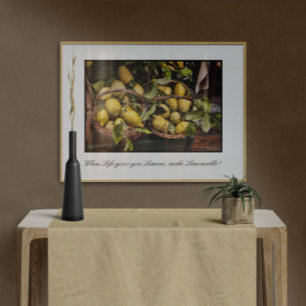 När du lever Ge får du lejonerna att göra att Limo Poster