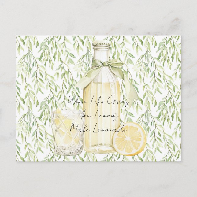 När du lever Ge gör du legotillverkning Vykort (Framsida)