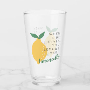 När du lever Ge gör du lejonerna att Limoncello bl Glaskopp