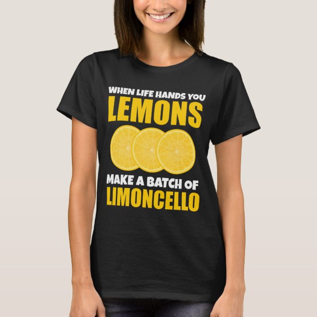 När du lever Händer lejonerar du till batchlimonce T Shirt (Framsida)