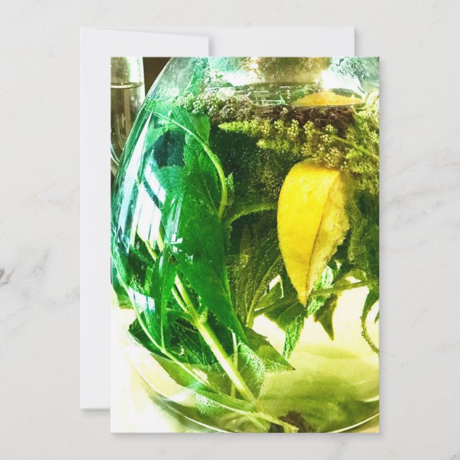 När du lever i ge citroner inbjudningar (Framsida)