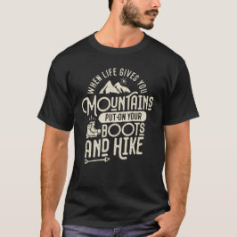 När du lever i Ge får du berika dig Motiverande T Shirt