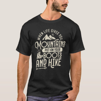När du lever i Ge får du berika dig Motiverande T Shirt