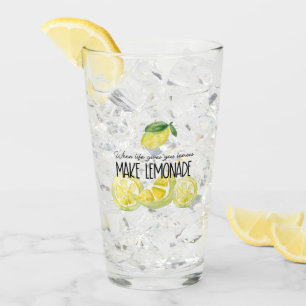 När du lever i ge gör citroner citat glaskopp