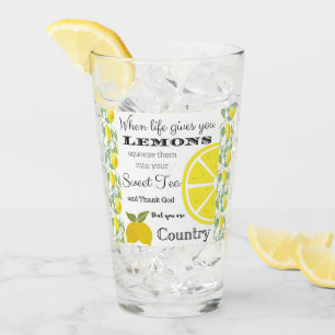 När du lever i ge LEMONS Land Humor Glaskopp