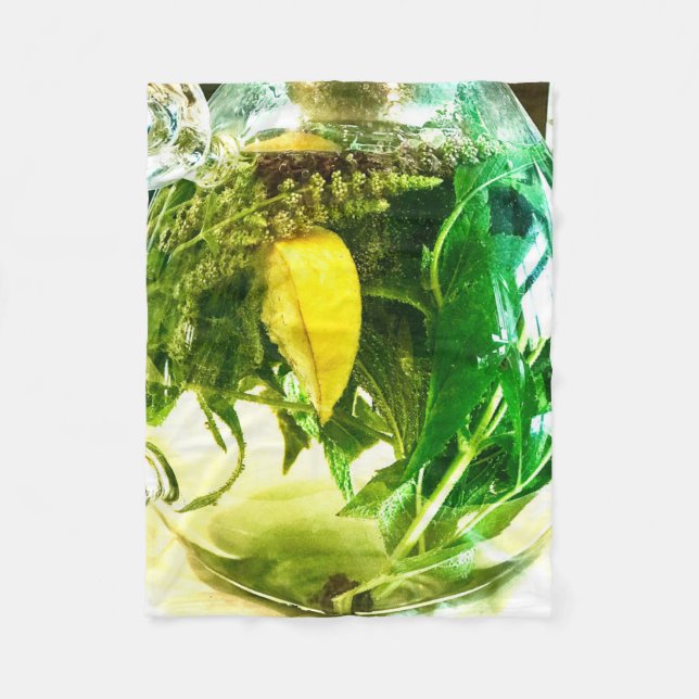 När du lever i ge ligger citroner. fleecefilt (Framsidan)