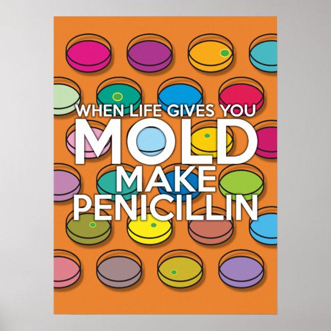 NÄR DU LIV GE GÖR DU PENICILLIN POSTER (Framsidan)