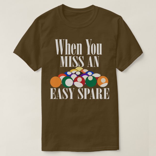 När du missar ett enkelt snålsparv t shirt (Design framsida)