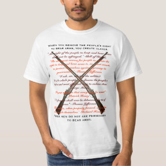 När du tar bort folkets rakt till björnärmar, t shirt