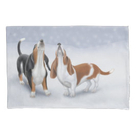 När du tjuter snöbasseten jagar pillowcasen