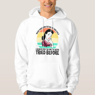När du väljer mellan två bilder hoodie