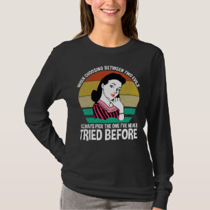 När du väljer mellan två bilder t shirt