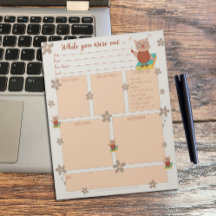 När du var ute i Anteckningsblocket Suppleant från