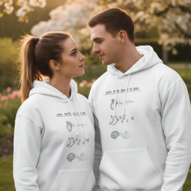 När du verkligen är kär hoodie (Skapare uppladdad)
