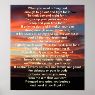 När du vill ha sak illa nog poster