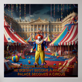 När en clown flyttar in i ett palats... poster