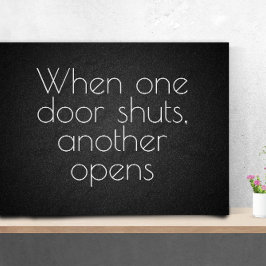 När en dörr inspirerar till grad citerar poster