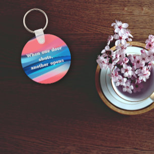 När en dörr stänger en annan öppen nyckelkedja för nyckelring