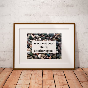 När en dörr stängs öppnas en annan offert poster