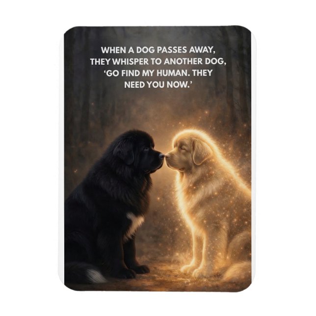 När en hund dör magnet (Vertikal)