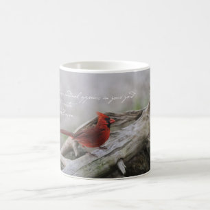 När en kardinal syns i din gård… kaffemugg