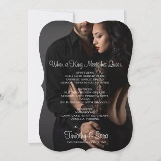 När en Kung möter sin drottning Menu