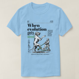 När evolutionen kopplas Great Danes är inblandade T Shirt