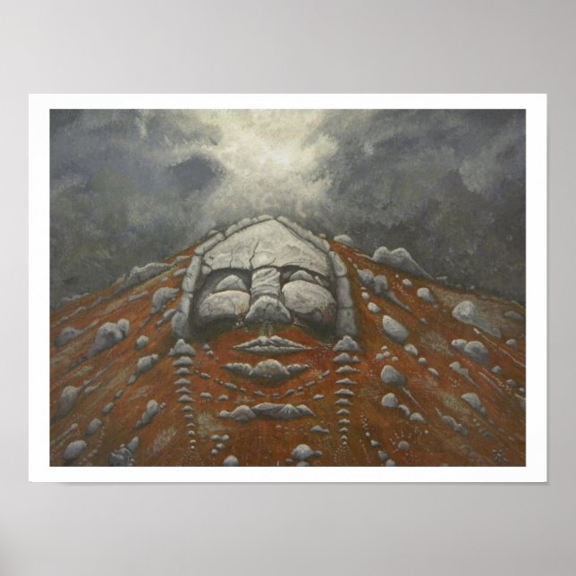 När farmor födde Sten medicin Poster (Framsidan)