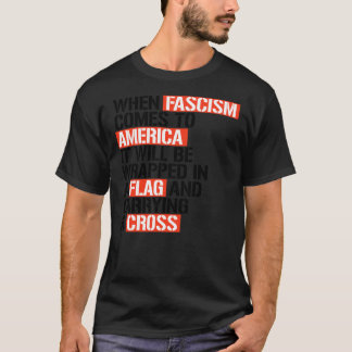 När fascismen kommer till America Sticker T Shirt