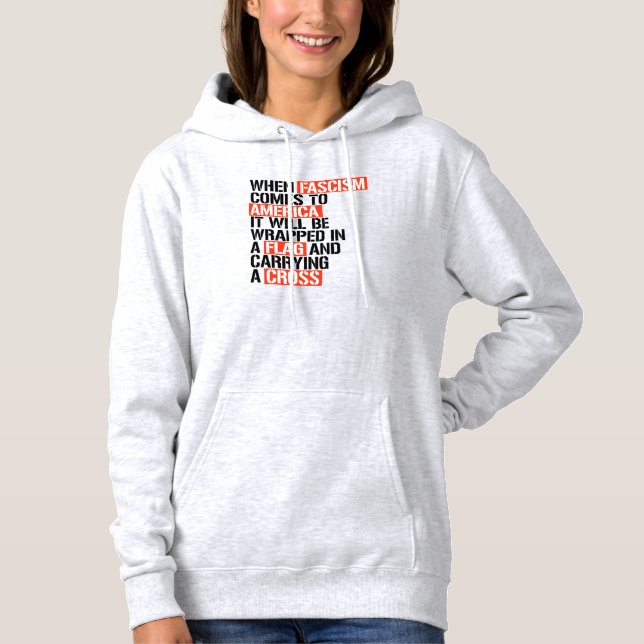 När fascismen kommer till Amerika T Shirt (Framsida)