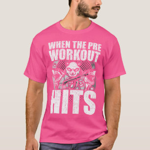 När förarbetsprocessen träffar bojbyggnadsviktlift t shirt
