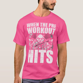 När förarbetsprocessen träffar bojbyggnadsviktlift t shirt