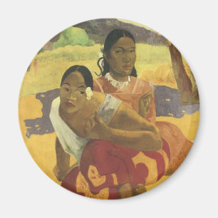 När giftar du dig? av Paul Gauguin, Vintage Art Magnet