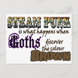 När Goths upptäcker Brown Vykort
